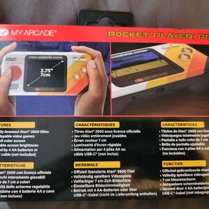 Arcade Pocket Player - Red and Black